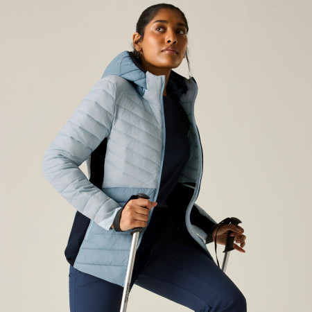 Ženska jakna Regatta Womens Hooded Leedre Hybrid