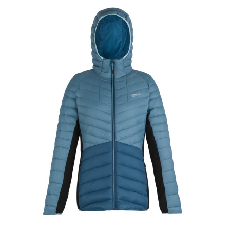 Ženska jakna Regatta Women’s Hooded Leedre Hybrid plava/crna StmBl/MrB/Bk