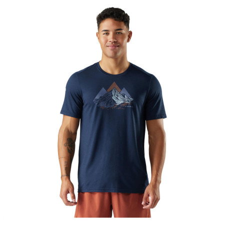 Muške funkcionalne majice Smartwool Triangle Mountain Active Short Sleeve Graphic Tee