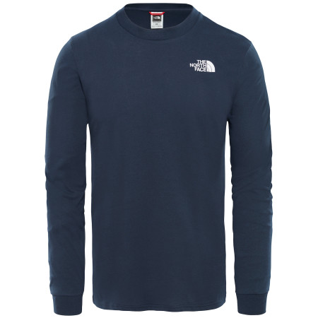 Muška majica The North Face Simple Dome Tee Long Sleeve tamno plava UrbanNavy