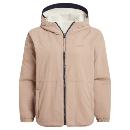 Ženska jakna Craghoppers Longlands Rev Jacket bijela / ružičasta Ecr/WrmBeige
