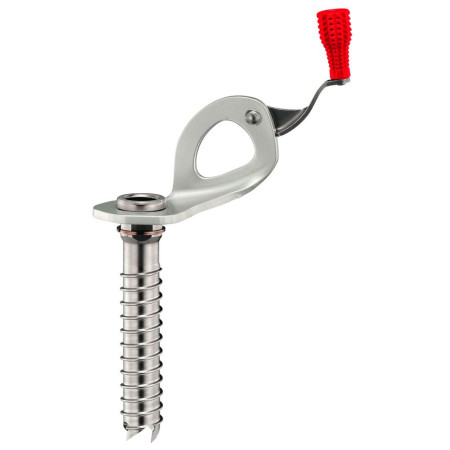 Vijak za led Petzl Laser Speed 10 cm srebrena