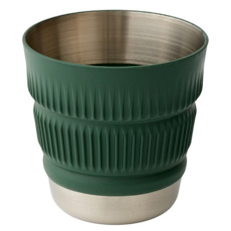 Sklopiva šalica Sea to Summit Detour Stainless Steel Collapsible Mug zelena Laurel Wreath Green
