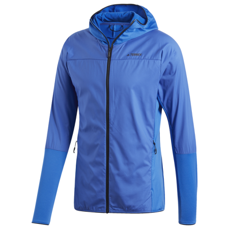 Muška jakna Adidas Skyclimb Fl Jkt plava Shamlu/Blubea