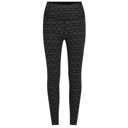 Ženske funkcionalne gaće Icebreaker Women M 260 Tech Vrtx H R Leg AlpGeo crna/bijela Black/Snow/J