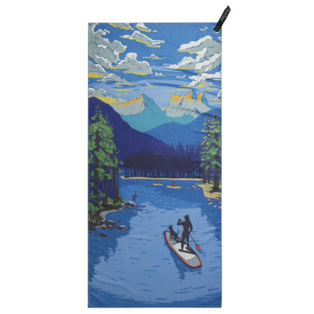 Ručnik za kupanje koji se brzo suši PackTowl Personal Body svijetlo plava Daydream Print