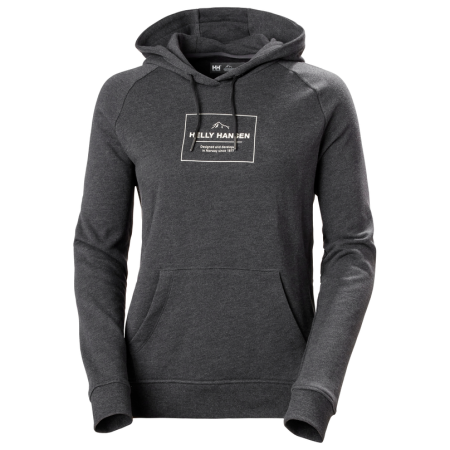 Ženska dukserica Helly Hansen W F2F Organic Cotton Hoodie siva