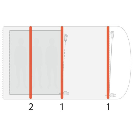 Šator na napuhavanje Outwell Elmdale 3PA