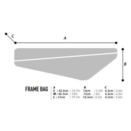 Torba za okvir bicikla WOHO X-Touring Diamond CyberCam L