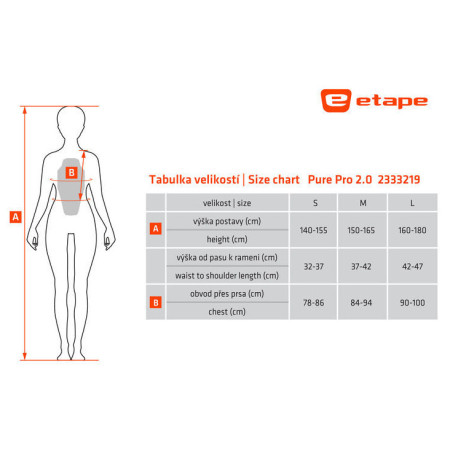 Ženska zaštita kralježnice Etape PURE PRO 2.0