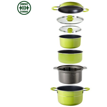 Set lonaca Brunner Popote Juniper 8+1 Ø 22 cm