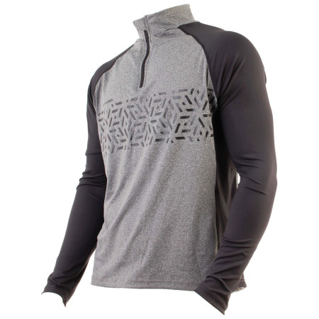 Muški biciklistički dres Axon Nippon dugi crna/siva