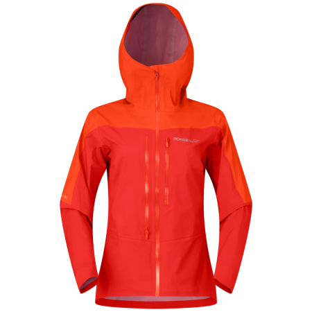 Ženska jakna Norrona falketind dri1 Jacket narančasta Aura Orange