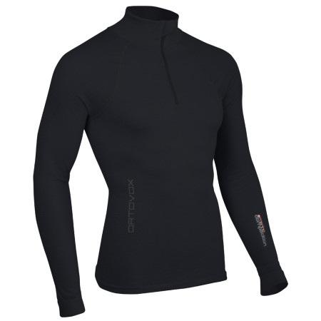 Muška majica Ortovox Merino Competition Long Sleeve crna BlackRaven