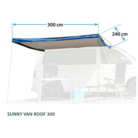 Nadstrešnica za sunce Brunner Sunny Van Roof 300