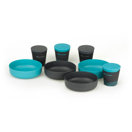 Set posuđa Sea to Summit DeltaLight Camp Set 4.4 plava/siva