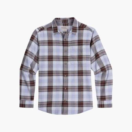 Muška košulja Royal Robins Lieback Organic Cotton Flannel L/S plava / crvena Shasta Blue Oak Pld