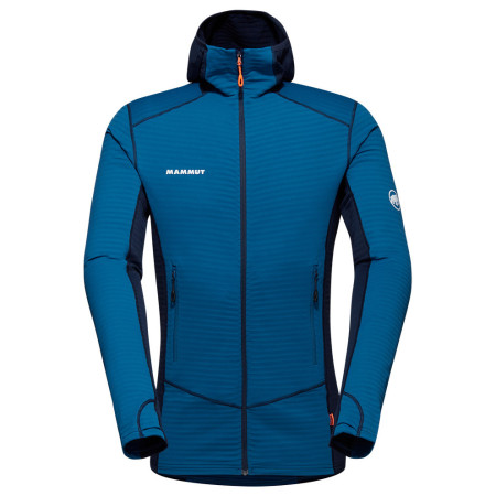 Muške funkcionalne majice dugih rukava Mammut Taiss Light ML Hooded Jacket Men plava / svijetloplava deep ice - marine 50554