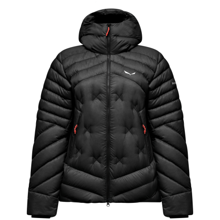 Ženska jakna od perja Salewa Ortles Med 4 Rds Dwn Jkt W crna black out