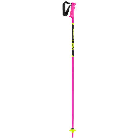 Skijaški štapovi Leki Racing Kids ružičasta/žuta neonpink-black-neonyellow