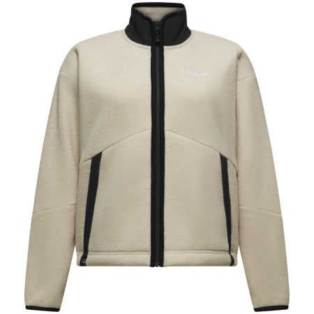 Ženska dukserica Salewa Fanes Jacket Fz W bijela oatmeal