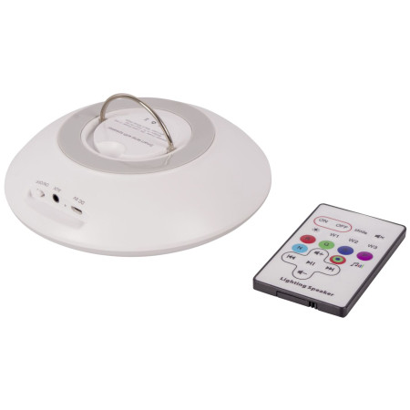 Lampa i zvučnik Bo-Camp Aereola bijela White