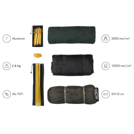 Izuzetno lagani šator Warg Aura 2 Ultra