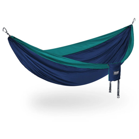 Viseća mreža za postavljanje na drvo Eno DoubleNest plava/zelena Navy/Seafoam