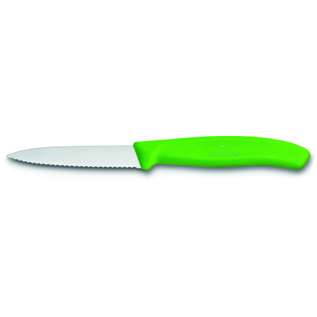 Nož za povrće Victorinox nazubljeni 8 cm 6.7636 zelena