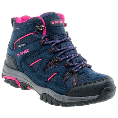 Ženske cipele Hi-Tec Raposo Mid WP Wo´s plava Navy/Fuchsia/MidGrey
