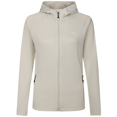 Ženska funkcionalna dukserica Dare 2b Ventura Hooded bež / bijela Almond Milk