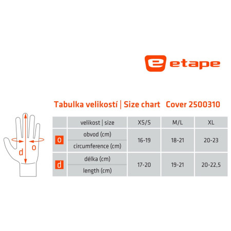 Rukavice Etape Cover