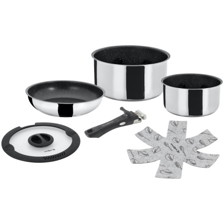 Set posuđa Brunner Academy Mini srebrena