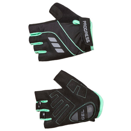 Biciklističkae rukavice Progress R CALAMITA MITTS 37CO crna/plava Black/Mint