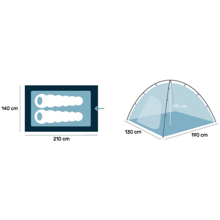 Šator Zulu Easy Tent 2