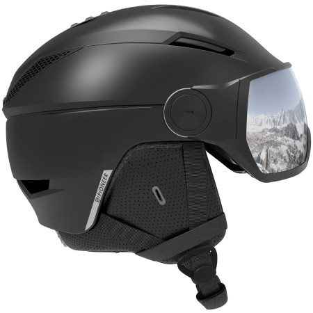 Skijaška kaciga Salomon Pioneer Visor Black