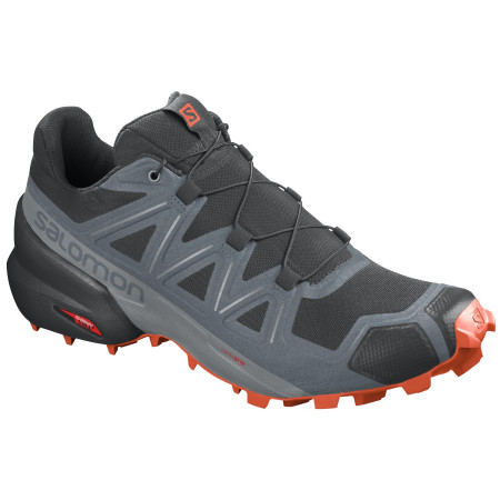 Muške cipele Salomon Speedcross 5 (2020) crna/siva Black/StormyWeather/RedOrange