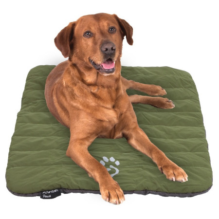Putni ležaj za psa Mountain Paws Packable Travel Dog Bed zelena/siva Black