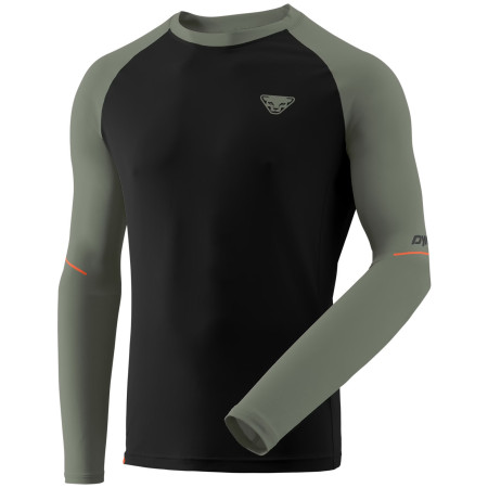 Muška majica Dynafit Alpine Pro M L/S Tee crna/zelena 0913 - black out SAGE/5290