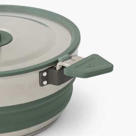 Sklopivi lonac Sea to Summit Detour Stainless Steel Collapsible Pot 3L