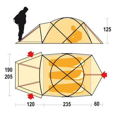 Šator Ferrino Snowbound 3