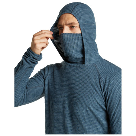 Muška dukserica Icebreaker Men Mer 400 RealFleece Grid Pulover Hood