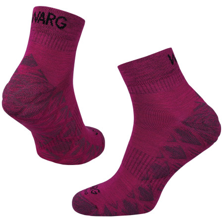 Čarape Warg Endurance Merino Mid Ljubičasta Fuchsia