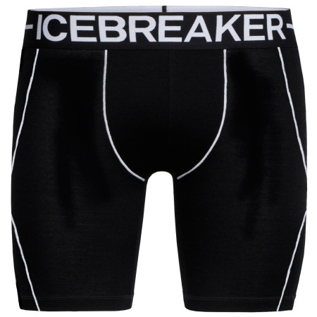Muške bokserice Icebreaker M's Anatomica Zone Long Boxers crna Black