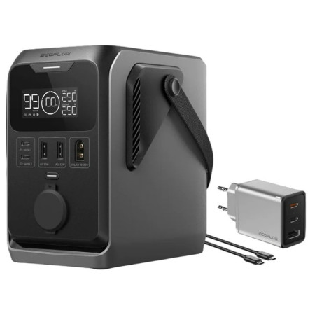 Stanica za punjenje EcoFlow Trail 300 crna/siva šedivá, černá