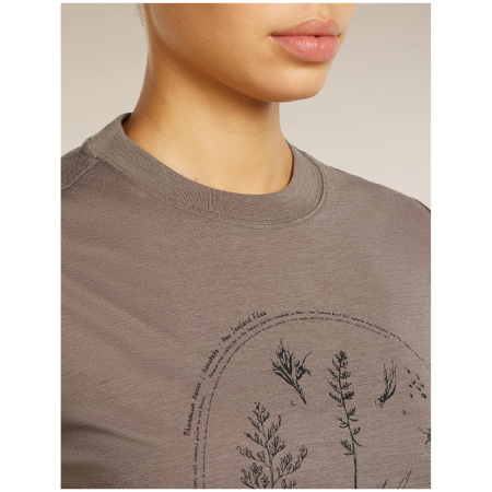 Ženska majica Icebreaker Merino 150 Tech Lite SS Crop Tee Seed Story