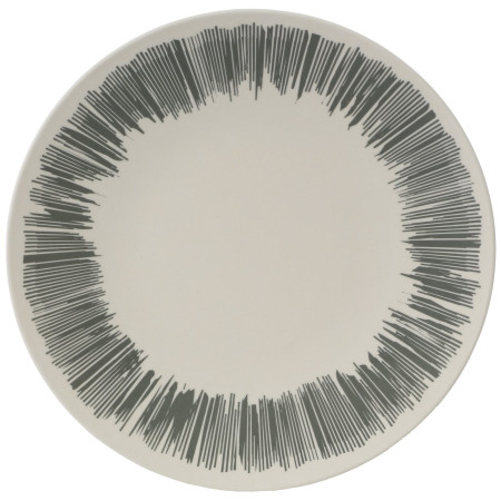 Izložbeni tanjur Vango Bamboo Dinner Plate siva