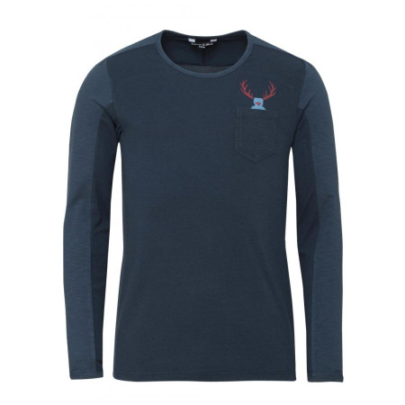 Muška majica Chillaz Alaro Hirschkrah plava DarkBlueMelange