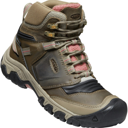 Ženske cipele Keen Ridge Flex Mid Wp smeđa Timberwolf/BrickDust
