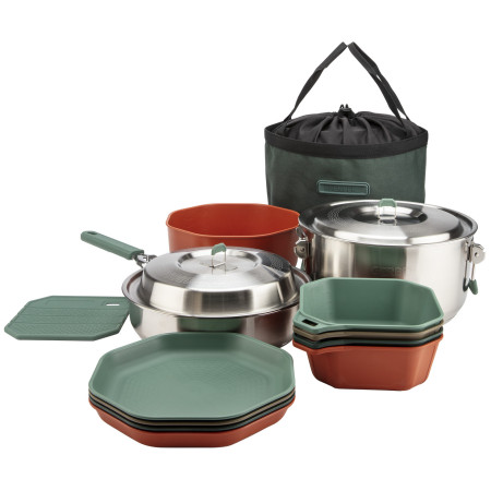 Set posuđa Gerber Compleat Cook Set crvena